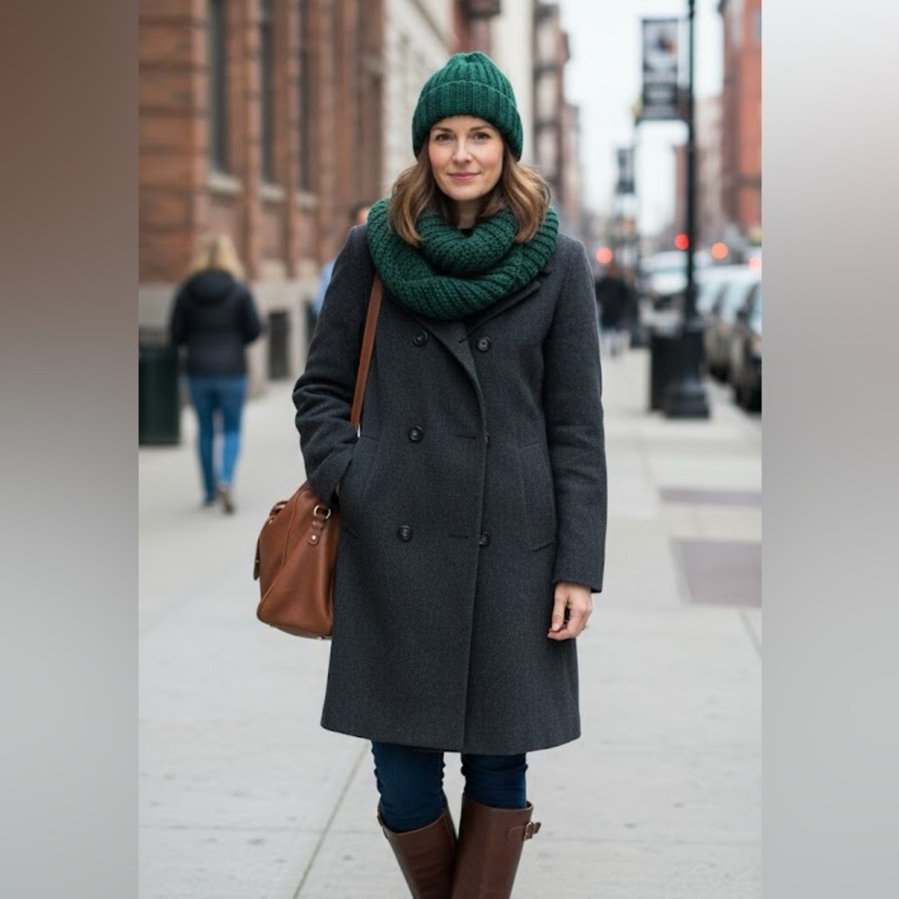 Pendleton Wool Coat in Dark Gray - Picture 2 of 7